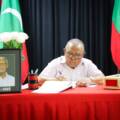 މުޙައްމަދު ވަޙީދު (މަޑުލު)ގެ ތައުޒިޔާގެ ދަފްތަރުގައި ޝުޢޫރުފާޅުކުރުމުގެ މުއްދަތު އިތުރުކޮށްފި
